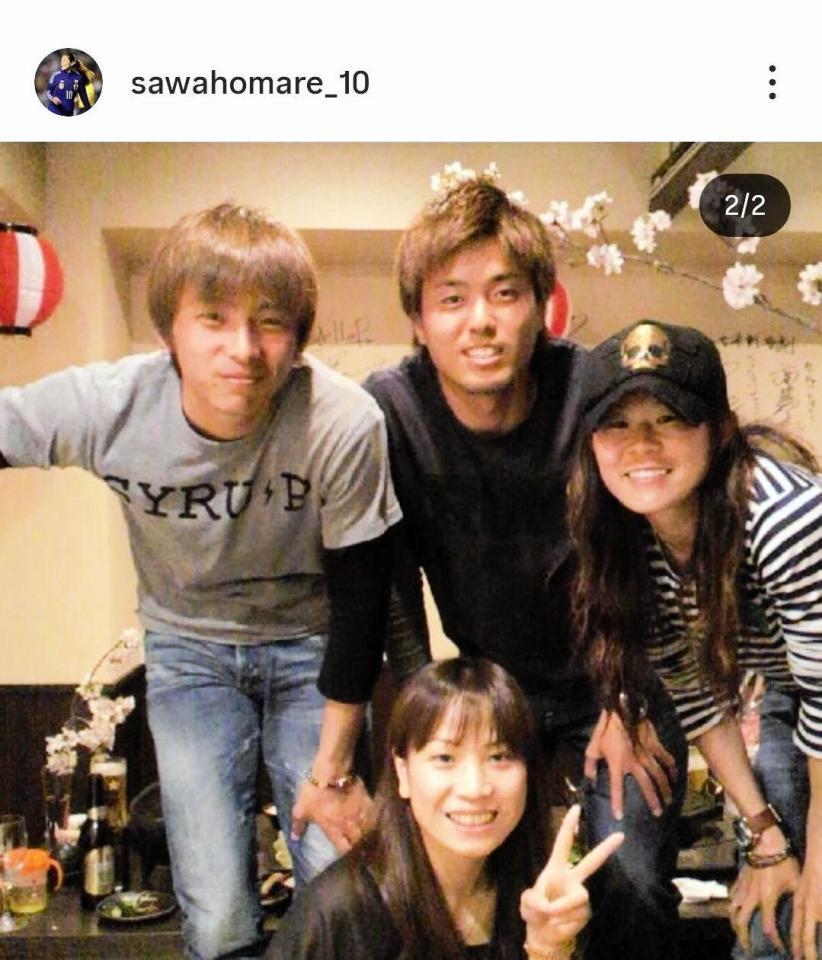 澤穂希さんのインスタグラム（＠ｓａｗａｈｏｍａｒｅ＿１０）から