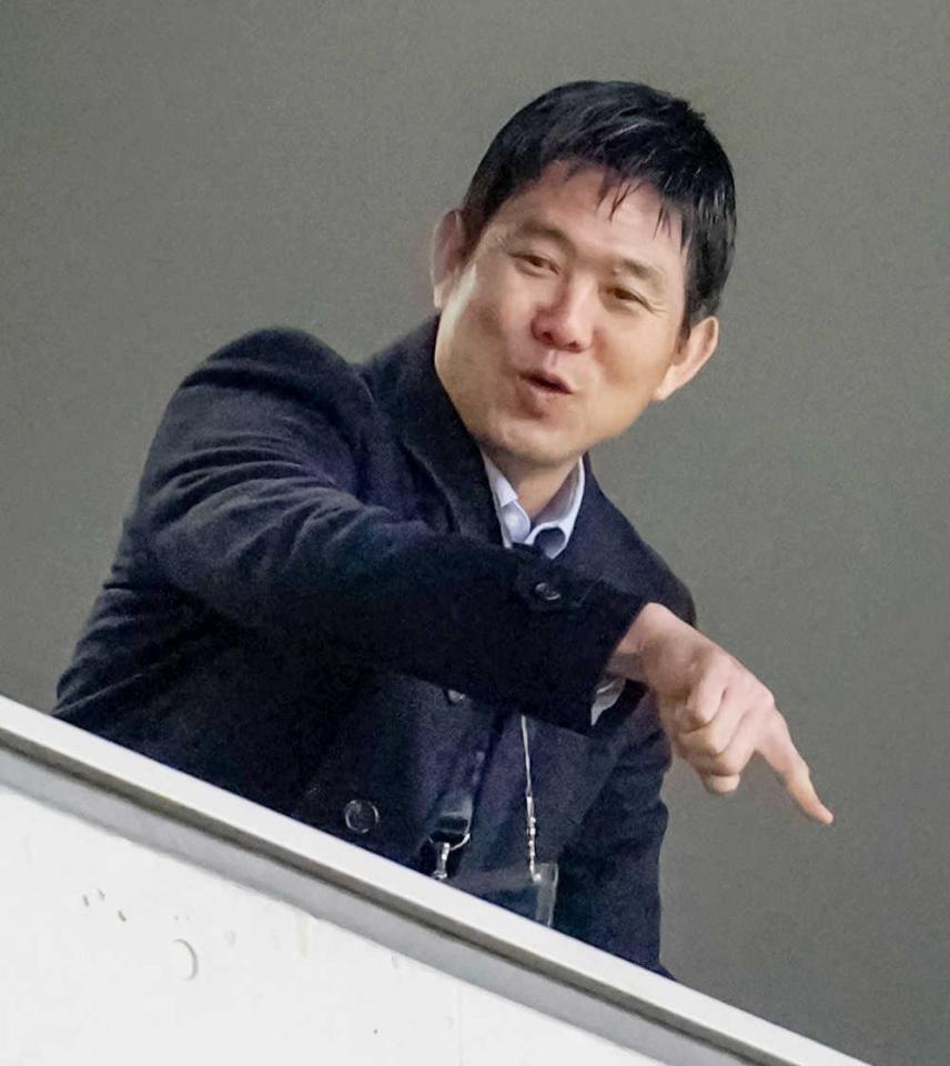 　Ｇ大阪－清水戦の視察に訪れた森保監督