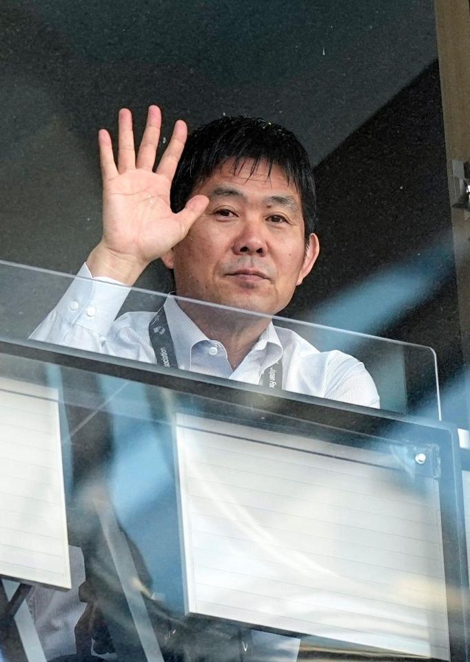 川崎－水戸戦の視察に訪れた森保監督