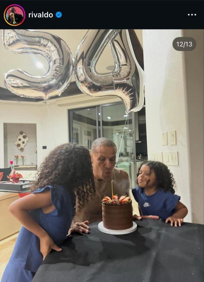 リバウド氏のインスタ（＠ｒｉｖａｌｄｏ）より