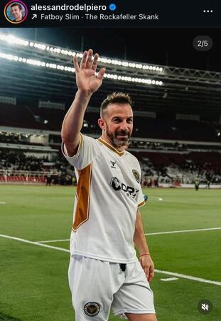 デルピエロ氏のインスタ（＠ａｌｅｓｓａｎｄｒｏｄｅｌｐｉｅｒｏ）より