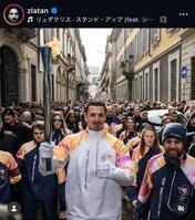 イブラヒモビッチ氏のインスタグラム（＠ｚｌａｔａｎより）＝２０２６年２月