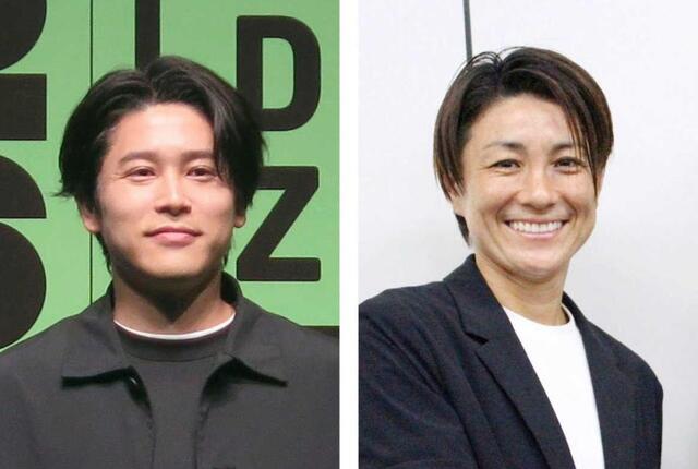 （左から）内田篤人さん、近賀ゆかりさん