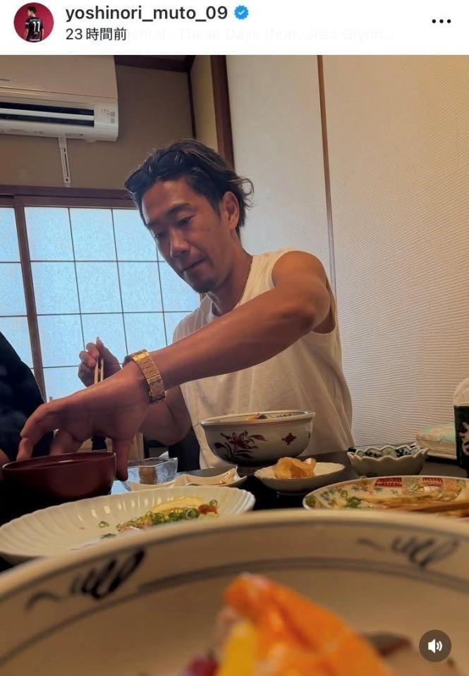 武藤嘉紀インスタグラム（ｙｏｓｈｉｎｏｒｉ＿ｍｕｔｏ＿０９）より