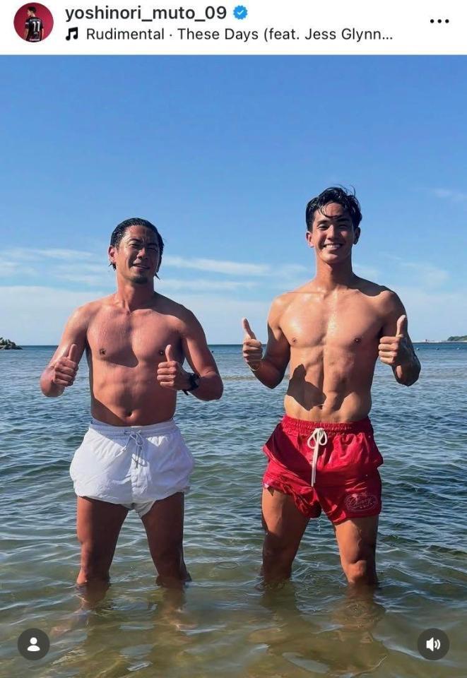 武藤嘉紀インスタグラム（ｙｏｓｈｉｎｏｒｉ＿ｍｕｔｏ＿０９）より