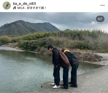 中村楓のインスタグラム（ｋａ＿ｅ＿ｄｅ＿ｎ８３）より（７月７日付）