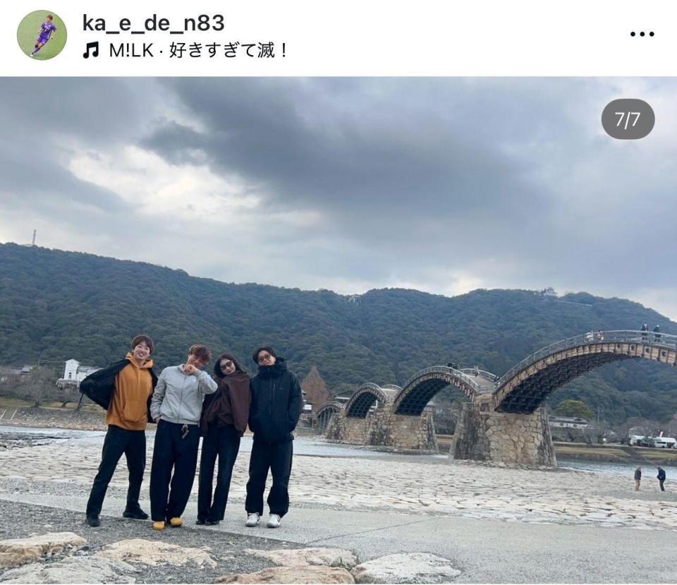 中村楓のインスタグラム（ｋａ＿ｅ＿ｄｅ＿ｎ８３）より（７月７日付）