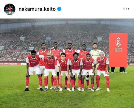 中村敬斗のインスタグラム＠ｎａｋａｍｕｒａ．ｋｅｉｔｏ（２４年８月５日付）より