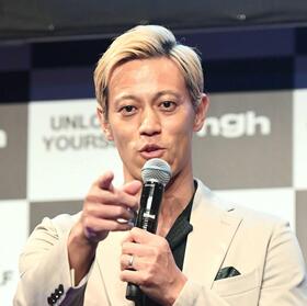 　熱く語る本田圭佑氏