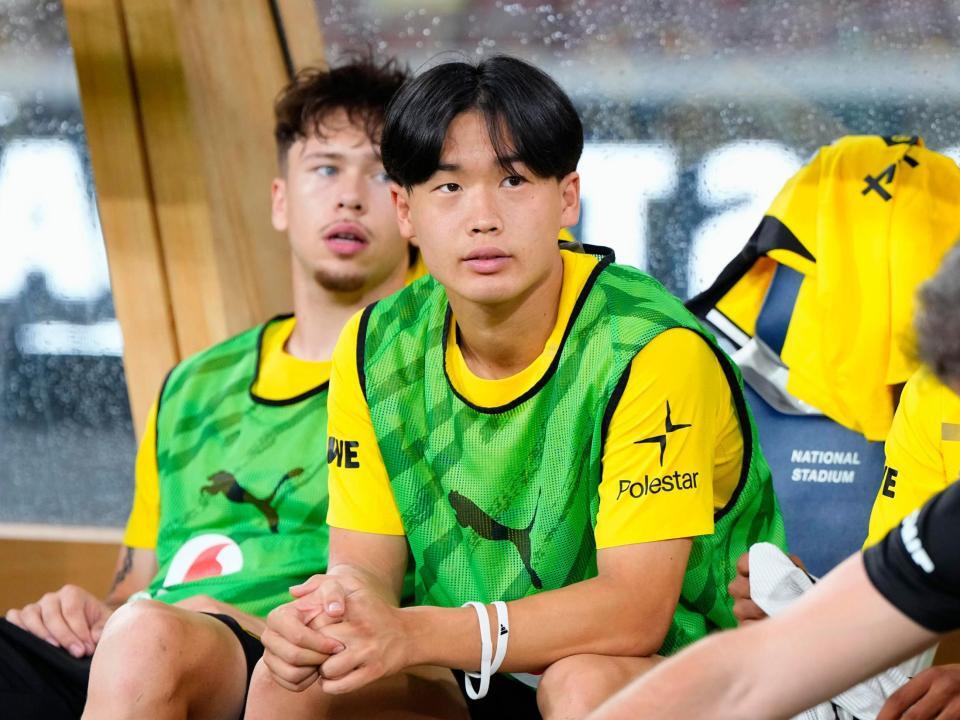ＦＣ東京戦に臨むドルトムントの山本