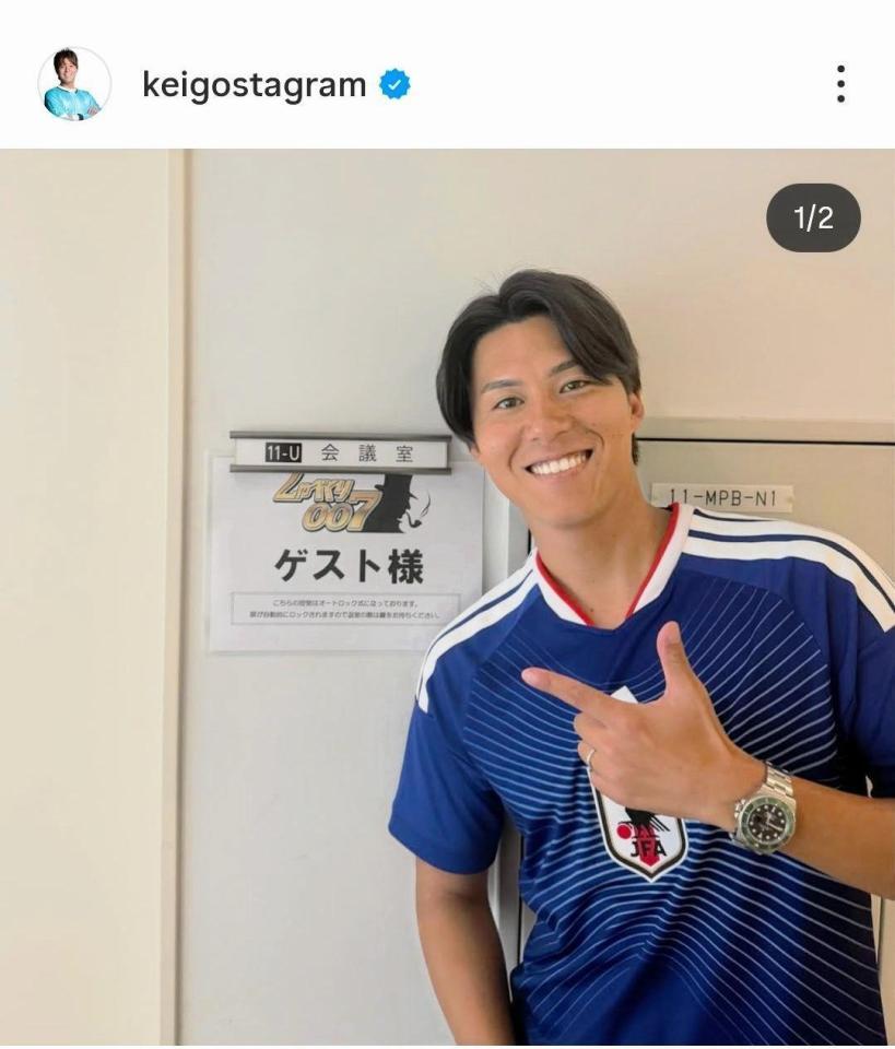 森保圭悟さんのインスタグラム（＠ｋｅｉｇｏｓｔａｇｒａｍ）から