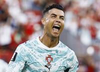 ポルトガルのクリスティアーノ・ロナウド＝トロント（提供・共同通信社）