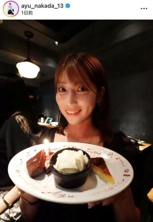 仲田歩夢インスタグラム（ａｙｕ＿ｎａｋａｄａ＿１３）より