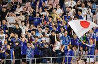 香港戦を前に盛り上がる日本サポーター