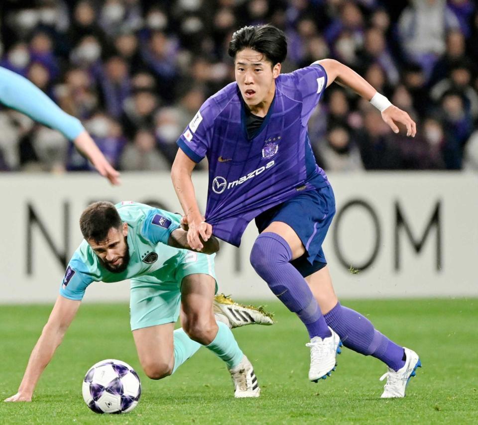 　代表に初選出された中野就斗