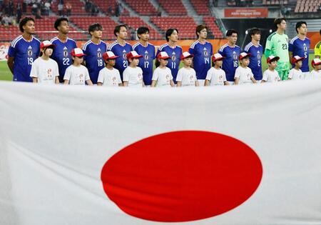 北朝鮮戦に臨む日本イレブン