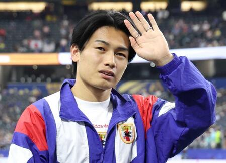 日本代表・上田綺世（２０２６年６月撮影）