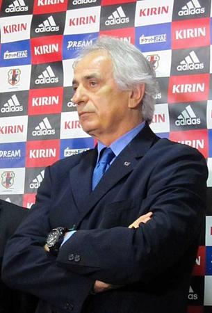 　取材に応じたハリルホジッチ監督