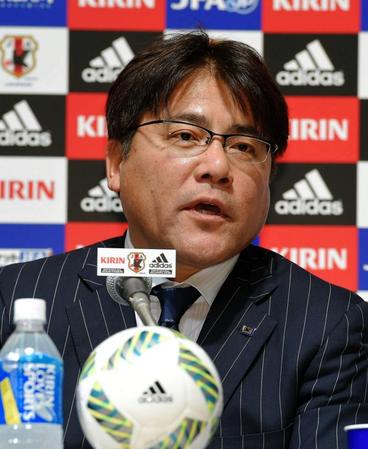 Ｕ２３日本代表を率いる手倉森監督