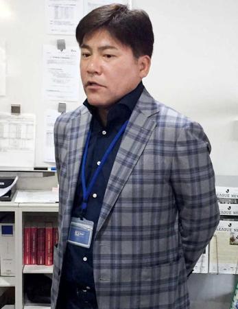 　熊本地震について話すＵ－２３日本代表手倉森監督