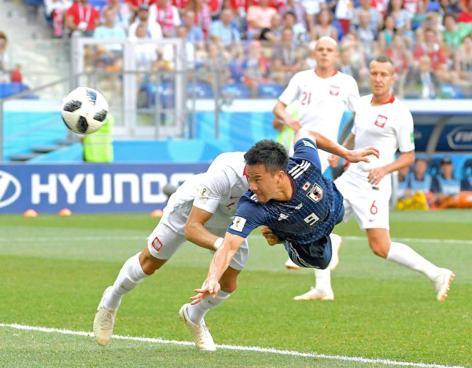 岡崎 ヒデに並んだ 前半 闘魂ヘッド も枠外 後半早々に無念の交代 サッカーｗ杯ニュース サッカーｗ杯 デイリースポーツ Online