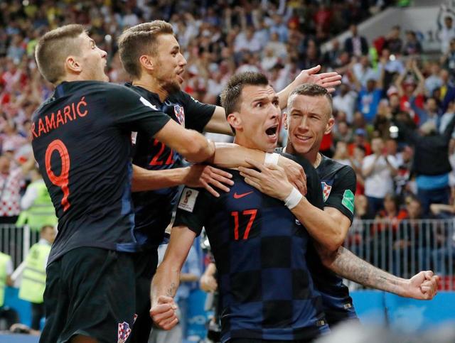 クロアチア初の決勝進出　延長戦の末、イングランドに逆転勝利