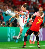 　クロアチアのモドリッチ（ゲッティ＝共同）