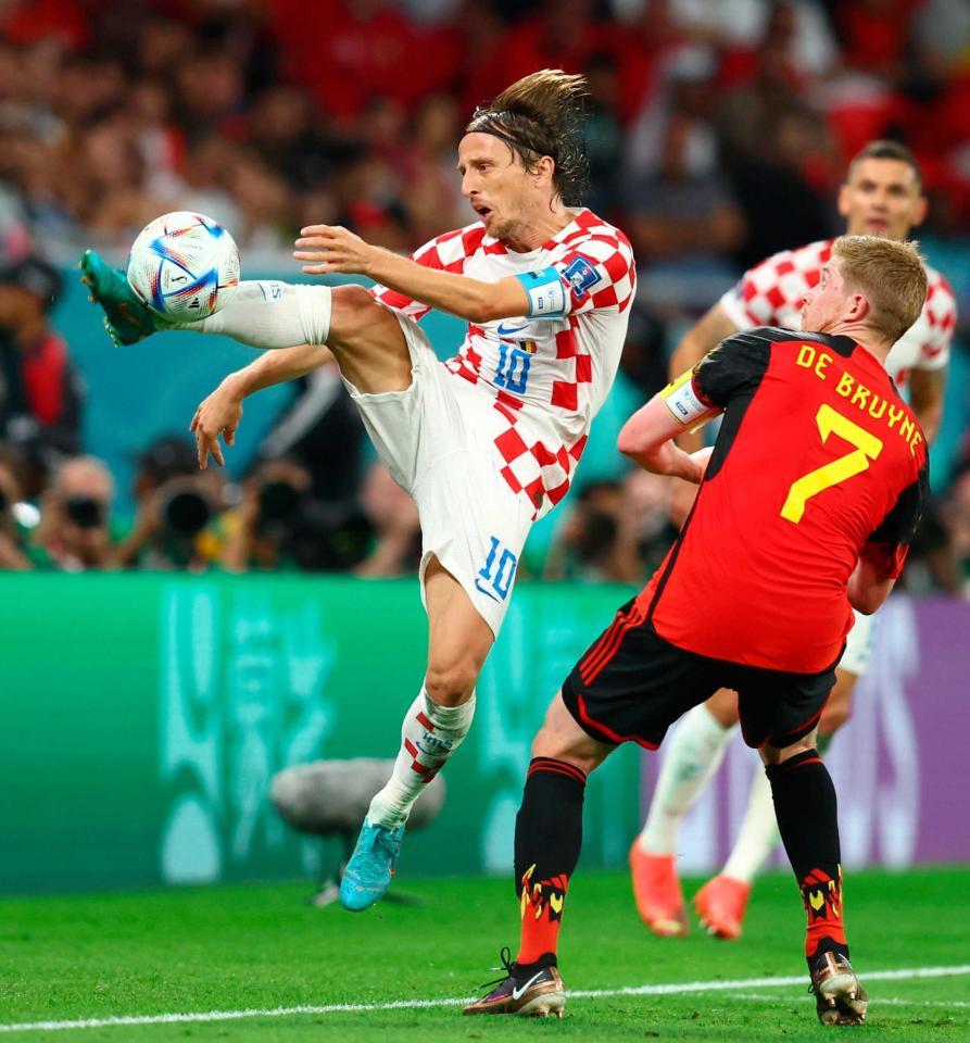 　クロアチアのモドリッチ（ゲッティ＝共同）