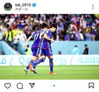 　田中碧のインスタグラム＠ｔｎｋ＿０９１０より