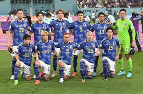 　Ｗ杯スペイン戦の日本代表スタメン