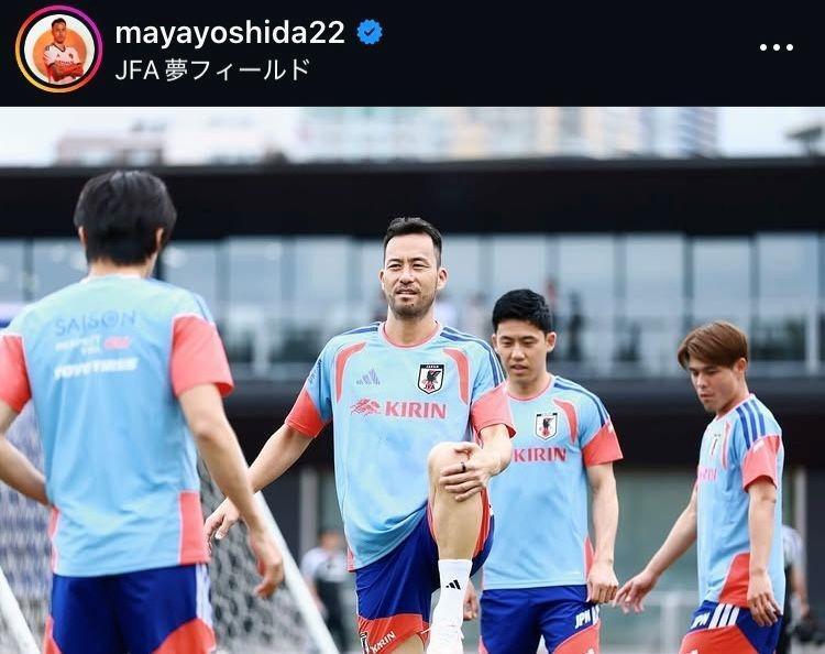 吉田麻也のインスタグラム（＠ｍａｙａｙｏｓｈｉｄａ２２）より