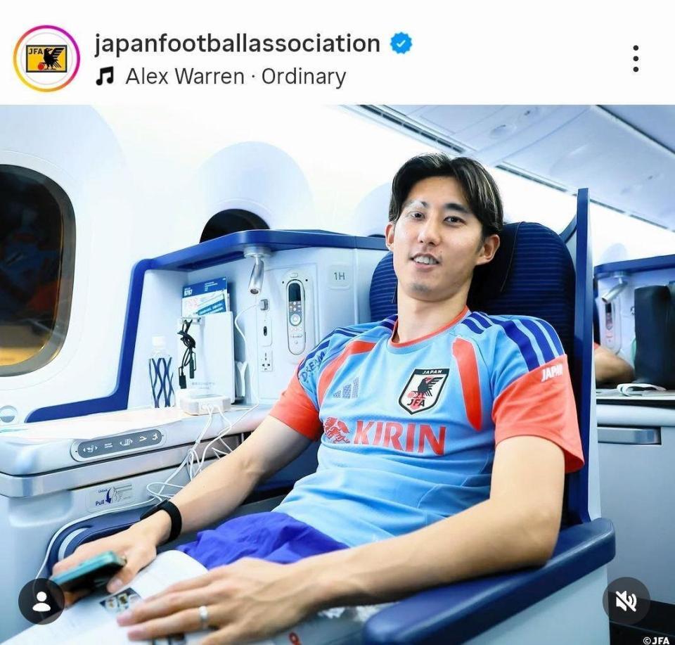 伊藤洋輝。日本サッカー協会の公式インスタグラム＠ｊａｐａｎｆｏｏｔｂａｌｌａｓｓｏｃｉａｔｉｏｎより