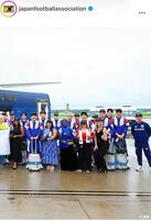 ナッシュビルに到着。日本サッカー協会の公式インスタグラム＠ｊａｐａｎｆｏｏｔｂａｌｌａｓｓｏｃｉａｔｉｏｎより