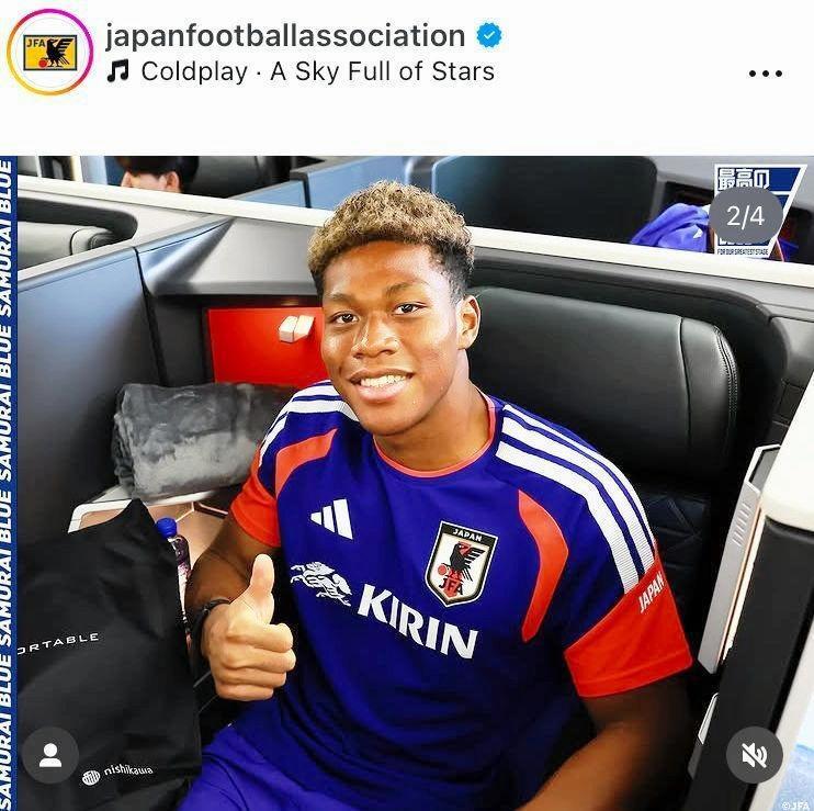 鈴木彩艶。日本サッカー協会の公式インスタグラム＠ｊａｐａｎｆｏｏｔｂａｌｌａｓｓｏｃｉａｔｉｏｎより