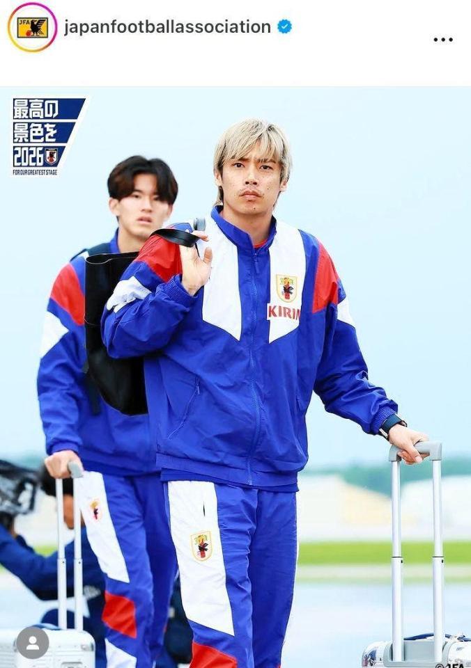 ナッシュビルに到着。日本サッカー協会の公式インスタグラム＠ｊａｐａｎｆｏｏｔｂａｌｌａｓｓｏｃｉａｔｉｏｎより