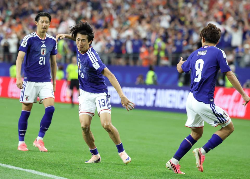 W杯初ゴール！中村敬斗が久保建英のイジリに「やめい笑笑」試合後に