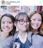 清水梨紗インスタグラム（ｒｉｓａ＿ｓｈｉｍｉｚｕ＿２）より
