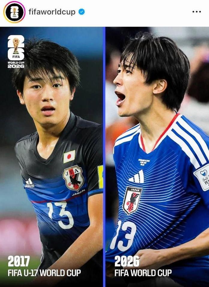 ＦＩＦＡのＷ杯公式インスタグラム＠ｆｉｆａｗｏｒｌｄｃｕｐより 