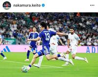 中村敬斗のインスタグラム＠ｎａｋａｍｕｒａ．ｋｅｉｔｏ（６月２１日付）より 