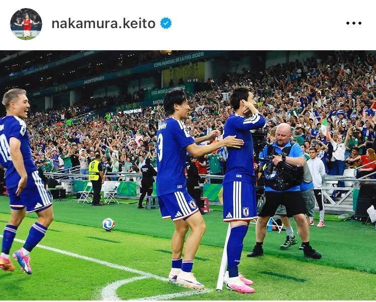 中村敬斗のインスタグラム＠ｎａｋａｍｕｒａ．ｋｅｉｔｏ（６月２１日付）より 
