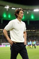 メキシコに敗れた韓国代表ホン・ミョンボ監督＝１８日（ゲッティ＝共同）