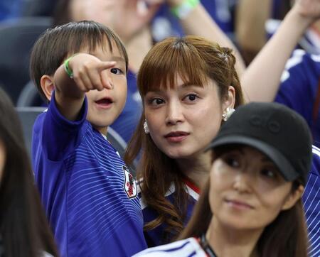 平愛梨＝ダラススタジアム（撮影・中田匡峻）