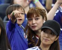 平愛梨＝ダラススタジアム（撮影・中田匡峻）