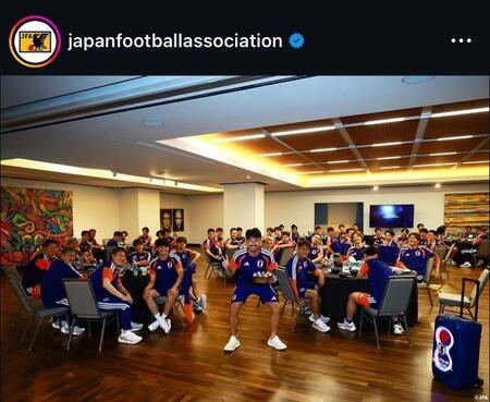 日本サッカー協会（ＪＦＡ）のインスタグラム（＠ｊａｐａｎｆｏｏｔｂａｌｌａｓｓｏｃｉａｔｉｏｎ）より