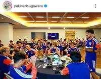 菅原由勢のインスタグラム（ｙｕｋｉｎａｒｉｓｕｇａｗａｒａ）より