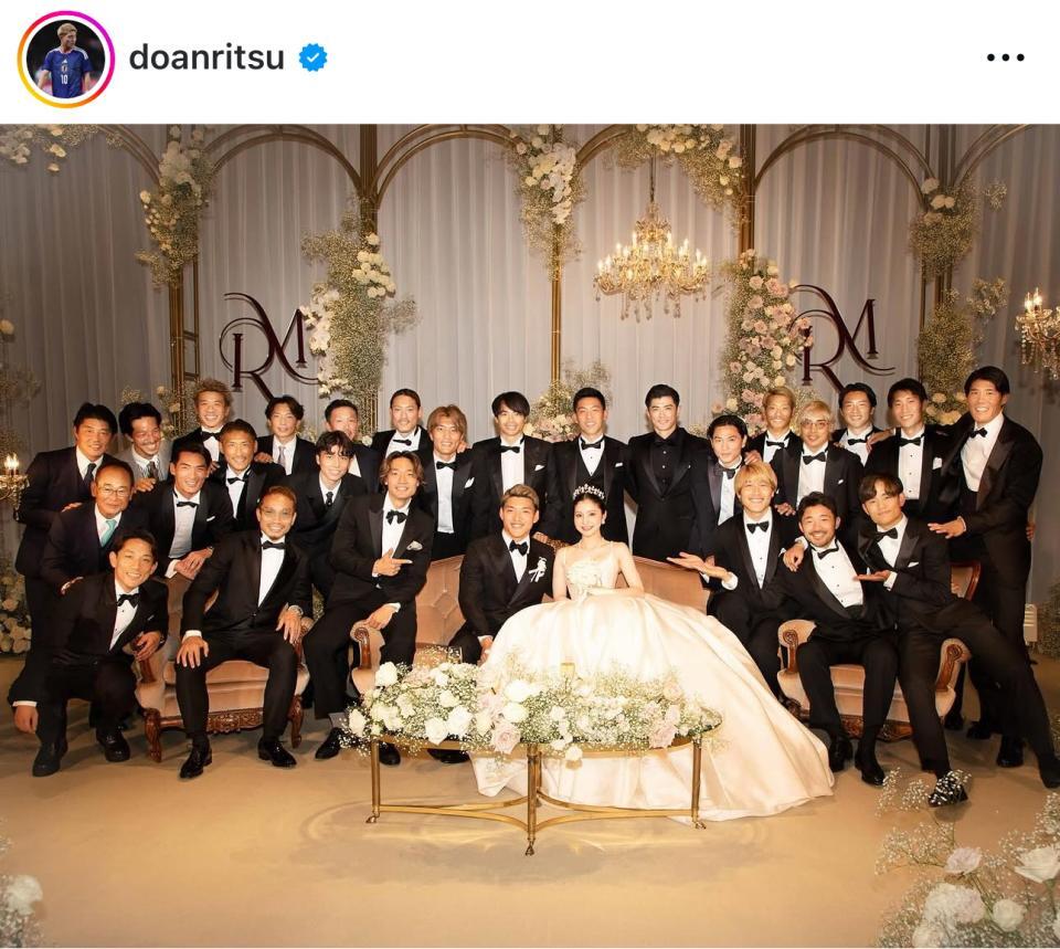堂安律のインスタグラム＠ｄｏａｎｒｉｔｓｕより（２５年６月１９日付）