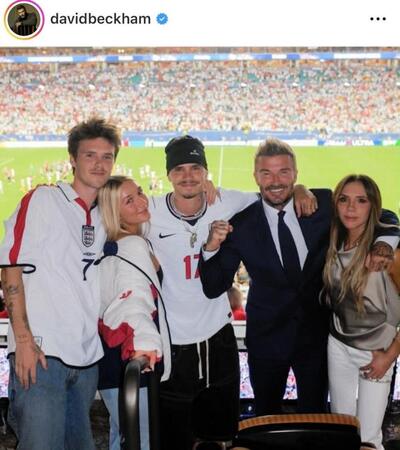 ベッカム氏のインスタグラム＠ｄａｖｉｄｂｅｃｋｈａｍより