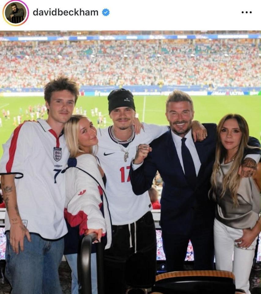 ベッカム氏のインスタグラム＠ｄａｖｉｄｂｅｃｋｈａｍより