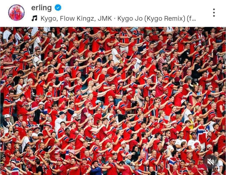 ハーランドのインスタグラム（ｅｒｌｉｎｇ）より