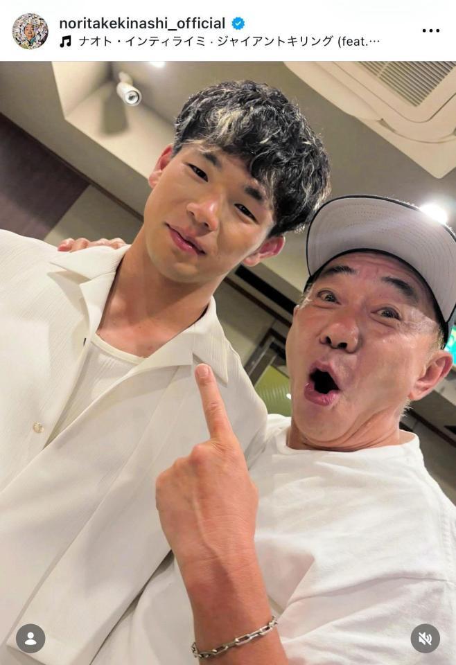 木梨憲武公式インスタグラムｎｏｒｉｔａｋｅｋｉｎａｓｈｉ＿ｏｆｆｉｃｉａｌより